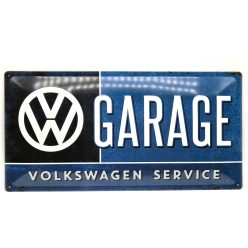 Placă metalică de service garaj Volkswagen (50x25cm)