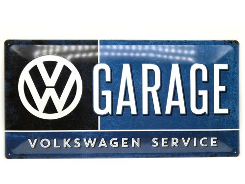 Placă metalică de service garaj Volkswagen (50x25cm)