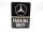 Parcare Mercedes Doar - placă metalică carte poștală metalică (10x14cm)