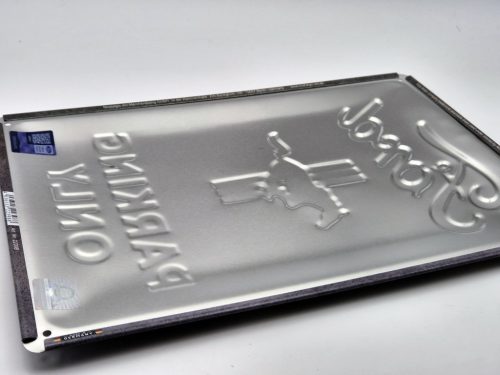 Doar parcare Ford Mustang placă metalică (20x30 cm)