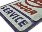 Placă metalică de service Skoda (20x30 cm)