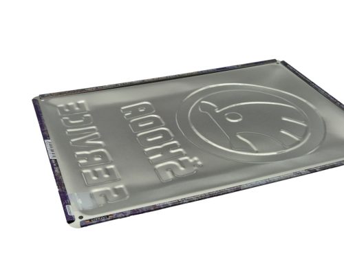 Placă metalică de service Skoda (20x30 cm)