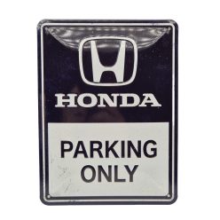Doar parcare Honda - placă metalică (15x20cm)