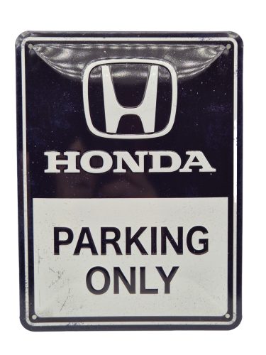 Doar parcare Honda - placă metalică (15x20cm)