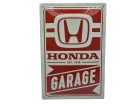 Placă metalică Honda Garage (20x30 cm)