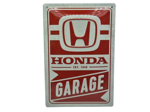 Placă metalică Honda Garage (20x30 cm)