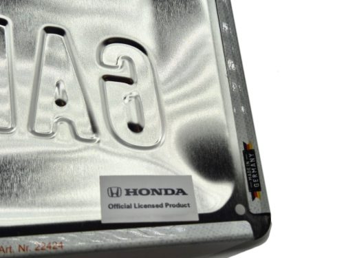 Placă metalică Honda Garage (20x30 cm)