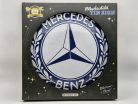 Placă rotundă din metal Mercedes - placă metalică (35cm)
