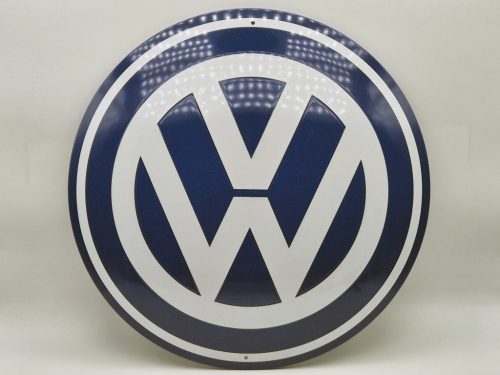 Placă rotundă din metal Volkswagen - placă metalică (35cm)