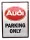 Parcare Audi Doar - placă metalică (30x40cm)