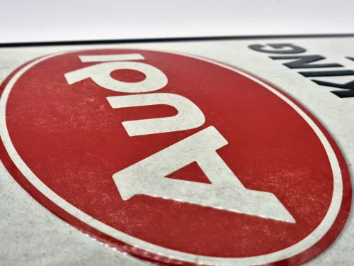 Parcare Audi Doar - placă metalică (30x40cm)