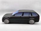 BMW E46 touring mașină de pluș - negru