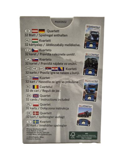 Trucks - set de cărți de joc cu camioane 