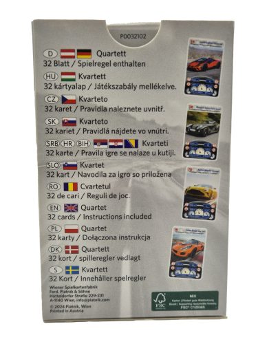 Dream Cars - mașini de vis - set de cărți de joc auto 