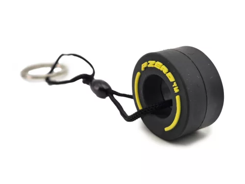 F1 Formula 1 cauciuc – breloc – galben