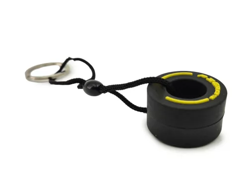 F1 Formula 1 cauciuc – breloc – galben