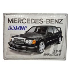   Mercedes-Benz 190E Evolution II / EVO II - 2.5L 16V – plăcuță metalică (40x30cm)
