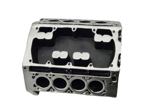 V8 motor bloc motor suport pentru pixuri / suport pentru cărți de vizită decorativ