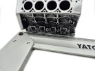 V8 motor bloc motor suport pentru pixuri / suport pentru cărți de vizită decorativ