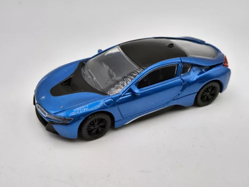 BMW i8 albastru - Rastar - mașină de model 1:43