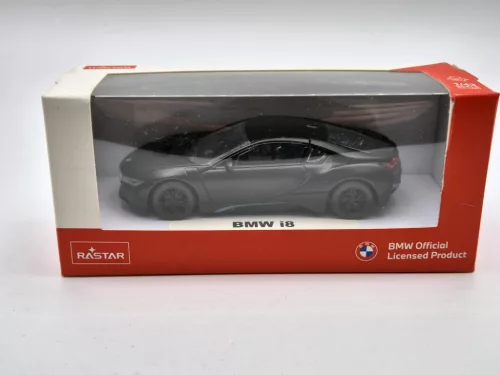 BMW i8 negru Rastar - mașinuță de model 1:43