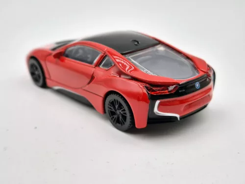 BMW i8 roșu Rastar - mașină de model 1:43