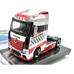   Camion Mercedes-Benz Actros Gigaspace 4x2 (alb) - Bburago - 1:43