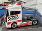Camion Mercedes-Benz Actros Gigaspace 4x2 (alb) - Bburago - 1:43