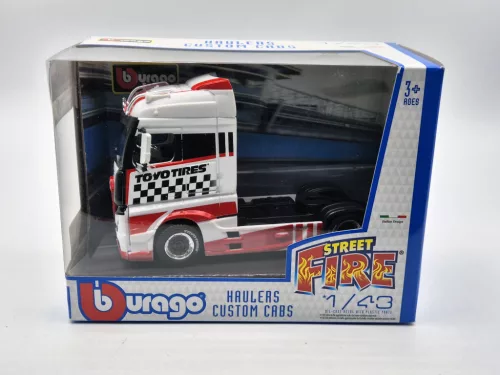 Camion Mercedes-Benz Actros Gigaspace 4x2 (alb) - Bburago - 1:43