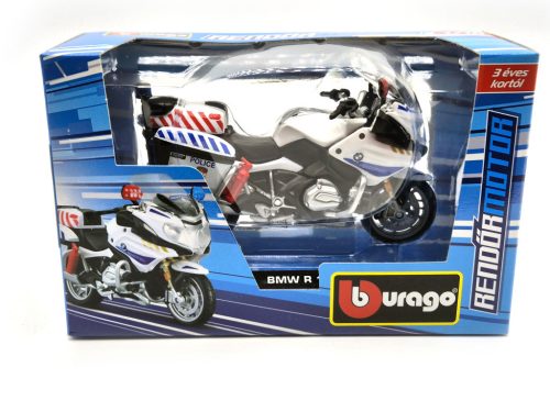 Motocicletă de poliție maghiară BMW R1200RT - Bburago - model auto 1:18 1/18 model motocicletă