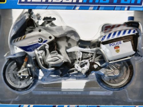 Motocicletă de poliție maghiară BMW R1200RT - Bburago - model auto 1:18 1/18 model motocicletă