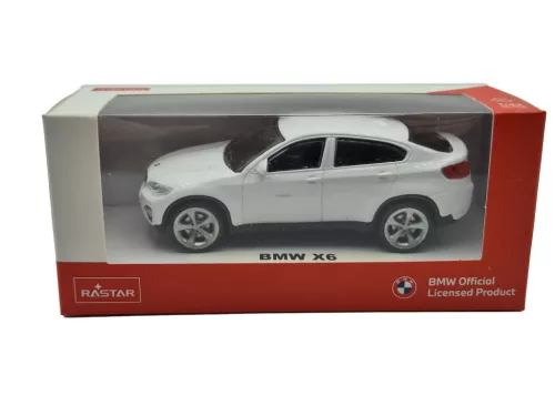 BMW X6 alb - Rastar - mașinuță de model 1:43