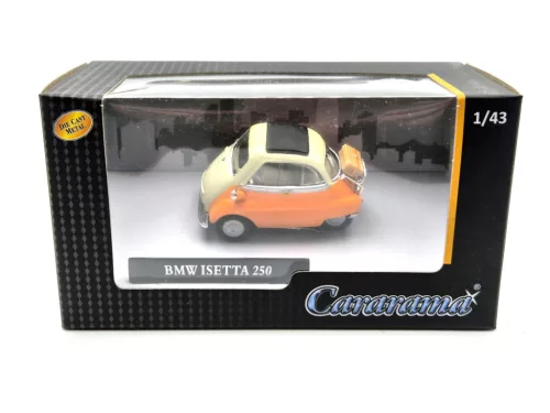 BMW Isetta 250 portocaliu 1960 Cararama - mașinuță de model 1:43