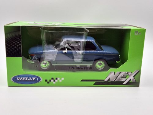 BMW 2002Ti 1966 albastru - model auto Welly 1:24