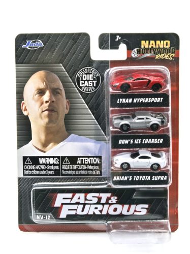 Set de 3 piese Fast & Furious - NV-12 Jada Toys mașinuță
