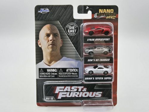 Set de 3 piese Fast & Furious - NV-12 Jada Toys mașinuță