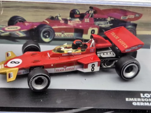 Emerson Fittipaldi Lotus 72D #8 Germania GP 1971 - Altaya - 1:43