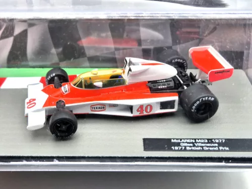 Gilles Villeneuve McLaren M23 #40 GP britanic formula 1977 - Altaya - 1:43