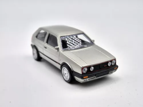 Volkswagen VW Golf GTI G60 (1990) - argintiu - Norev 1:43