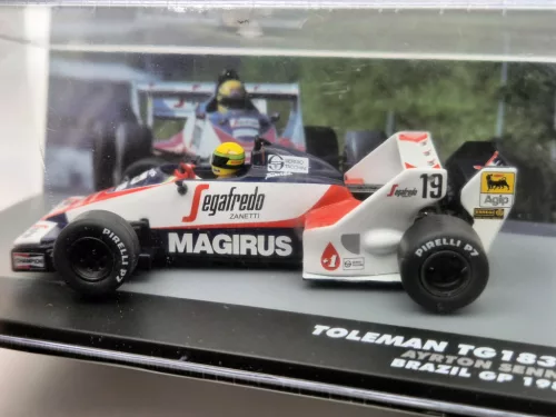 Ayrton Senna Toleman TG183B #19 Brazilia GP (1984) - Altaya - 1:43