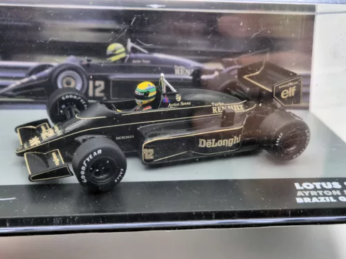 Ayrton Senna Lotus 98T #12 GP Brazilia (1986) - Altaya - 1:43