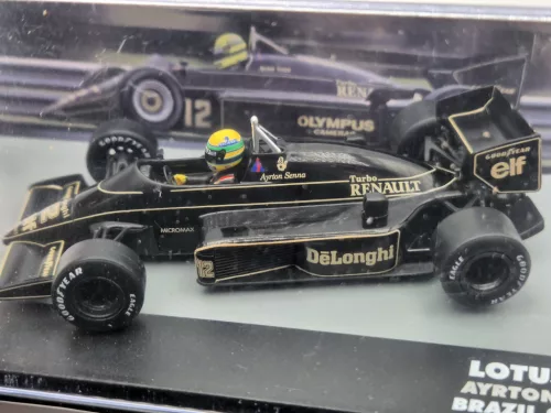Ayrton Senna Lotus 98T #12 GP Brazilia (1986) - Altaya - 1:43