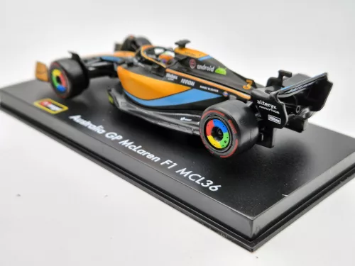 McLaren F1 MCL36 #3 (2022) GP-ul Australiei - Daniel Ricciardo - CU PILOT - Bburago - 1:43
