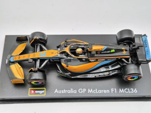 McLaren F1 MCL36 #3 (2022) GP-ul Australiei - Daniel Ricciardo - CU PILOT - Bburago - 1:43
