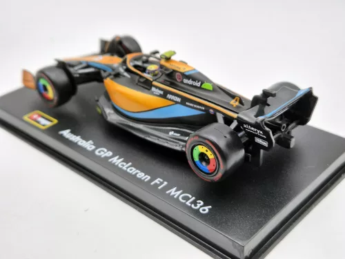 McLaren F1 MCL36 #4 (2022) GP-ul Australiei - Lando Norris - CU PILOT - Bburago - 1:43