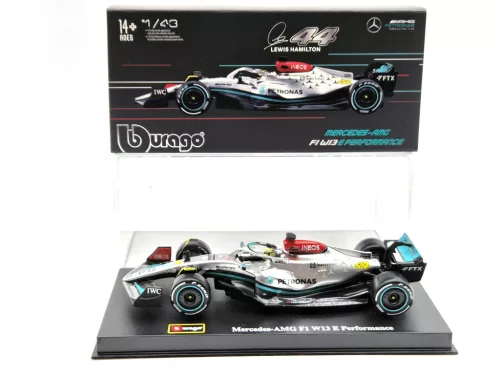 Mercedes - AMG Petronas F1 W13E #44 (2022) - Lewis Hamilton - CU PILOT - Bburago - 1:43