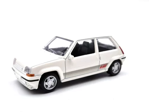 Renault R5 Supercinque GT - alb (1988) - Norev - 1:43