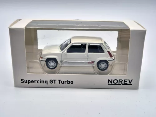 Renault R5 Supercinque GT - alb (1988) - Norev - 1:43