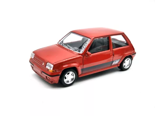 Renault R5 Supercinque GT - roșu (1988) - Norev - 1:43