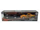 Fast&Furious / Set de mașini Furios și iute 2 - Brian Toyota Supra și Dom Dodge Charger - Jada - 1:32